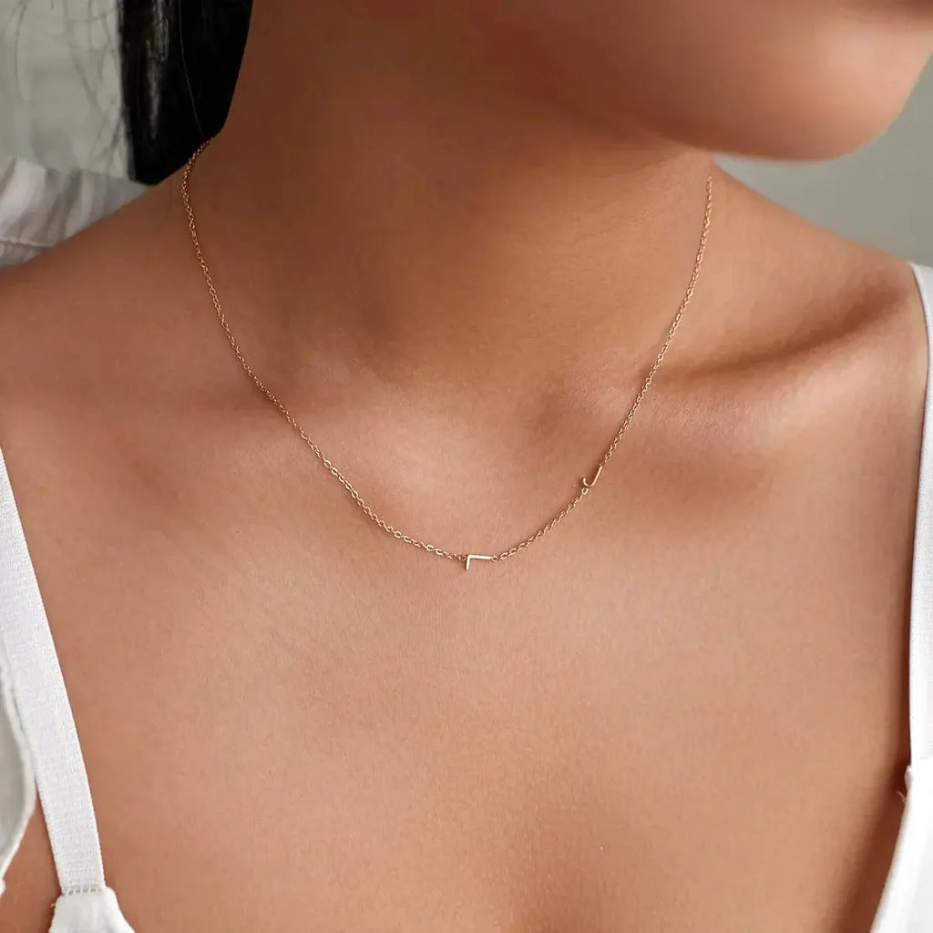 Collier Personnalisé avec Initiale Latérale — photo 9